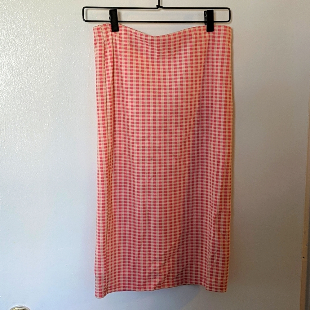 Neon Pink Topshop Tube Skirt